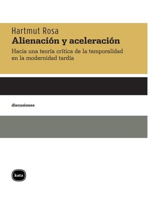 cover image of Alienación y aceleración